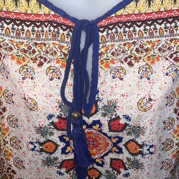 KYLA SEO Boho Chic Top Shirt Tunic - Picture 3 of 9